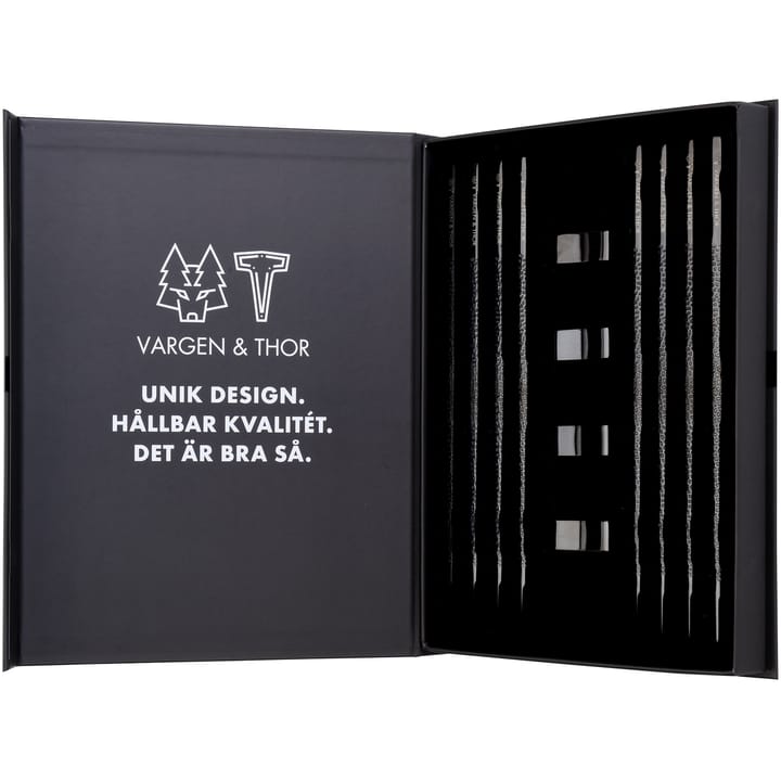 Kito Chopsticks ätpinnar 4-pack, Svart Vargen & Thor