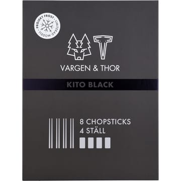 Kito Chopsticks ätpinnar 4-pack - Svart - Vargen & Thor