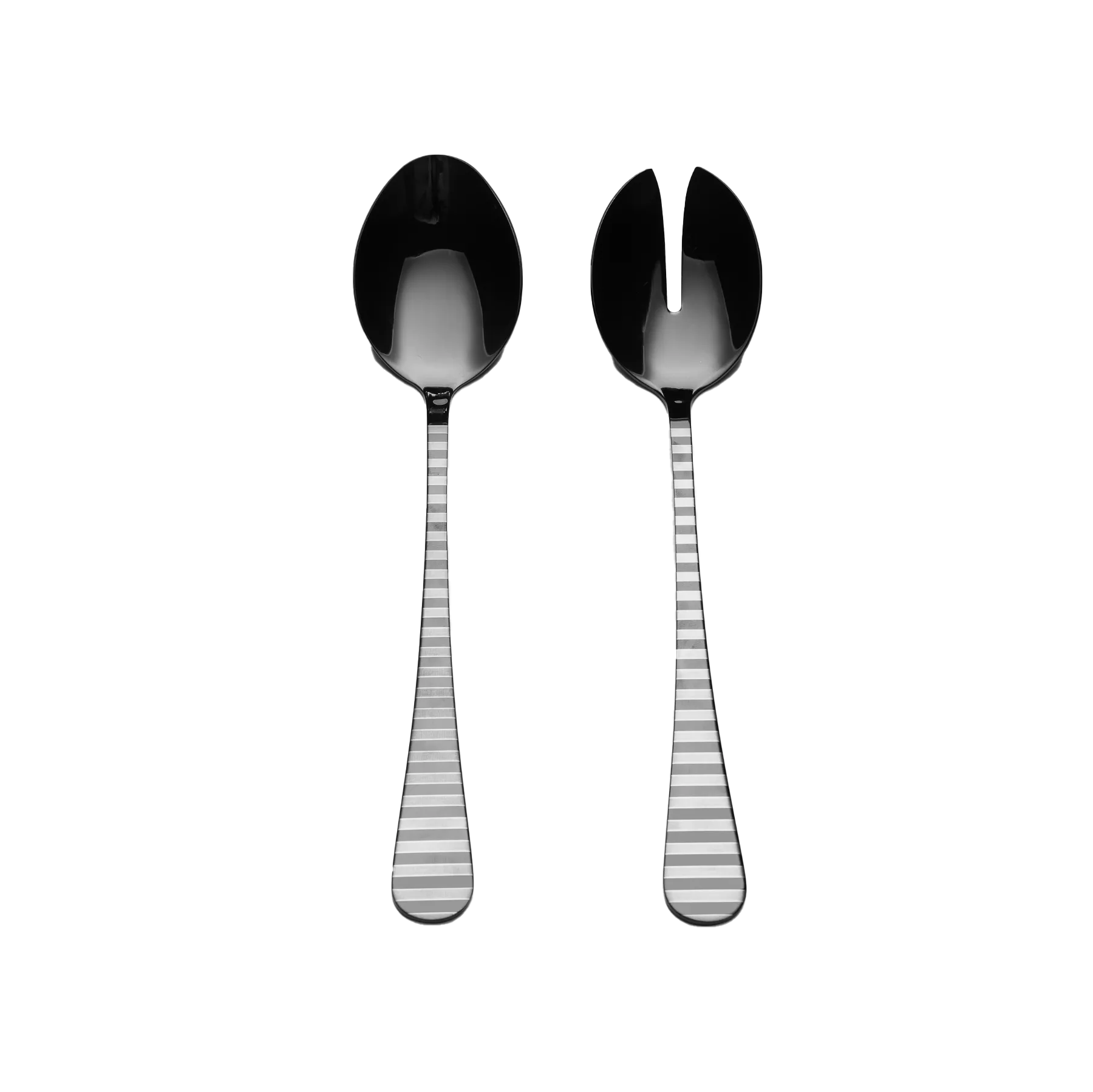 Zebra salladsbestick 2-pack, Zebramönster Vargen & Thor