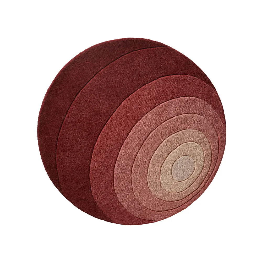 Verpan Luna matta rund Rose, 120 cm