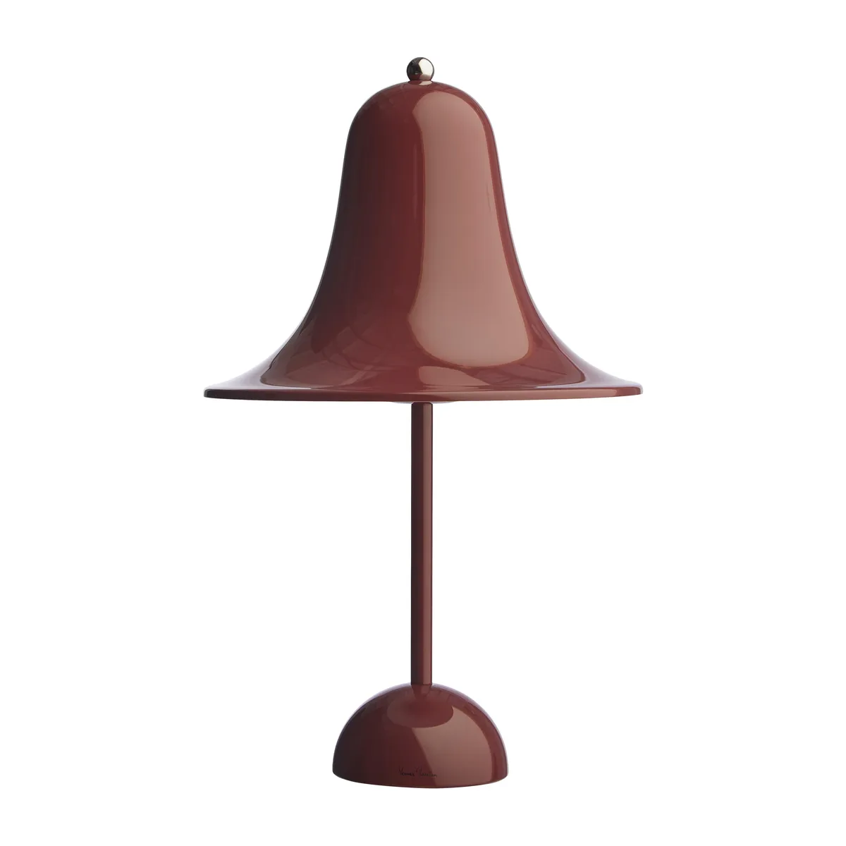 Verpan Pantop bordslampa Ø23 cm Burgundy