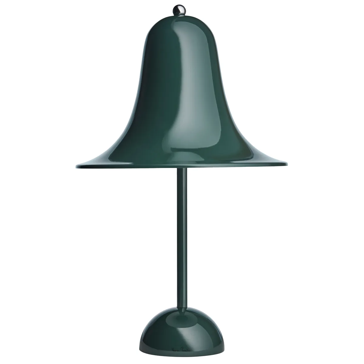 Verpan Pantop bordslampa Ø23 cm Dark green
