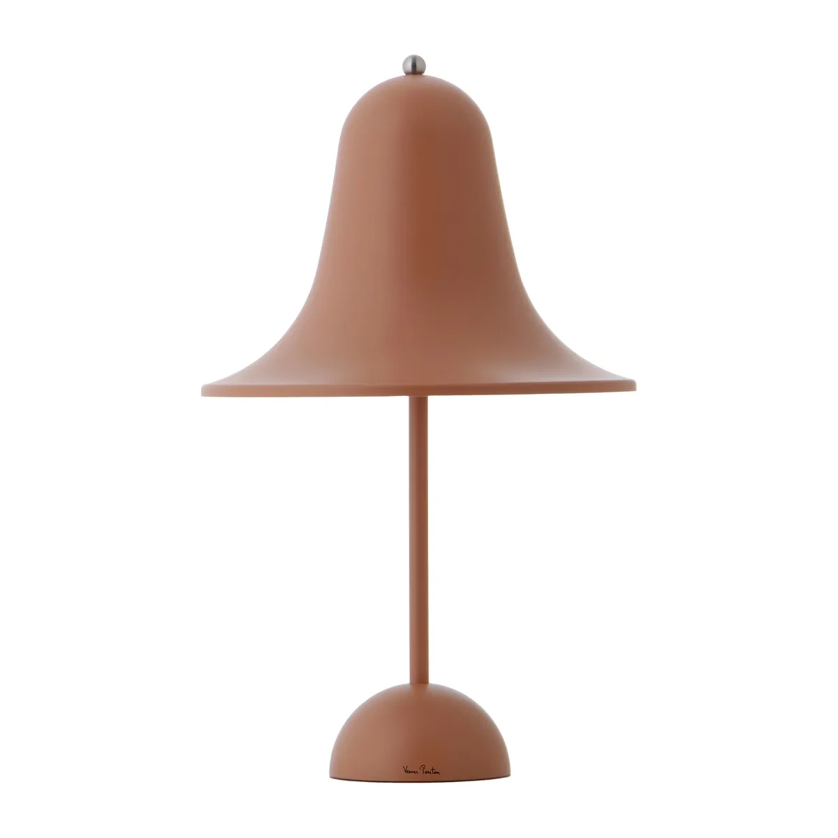 Verpan Pantop portable bordslampa 30 cm Matt terracotta