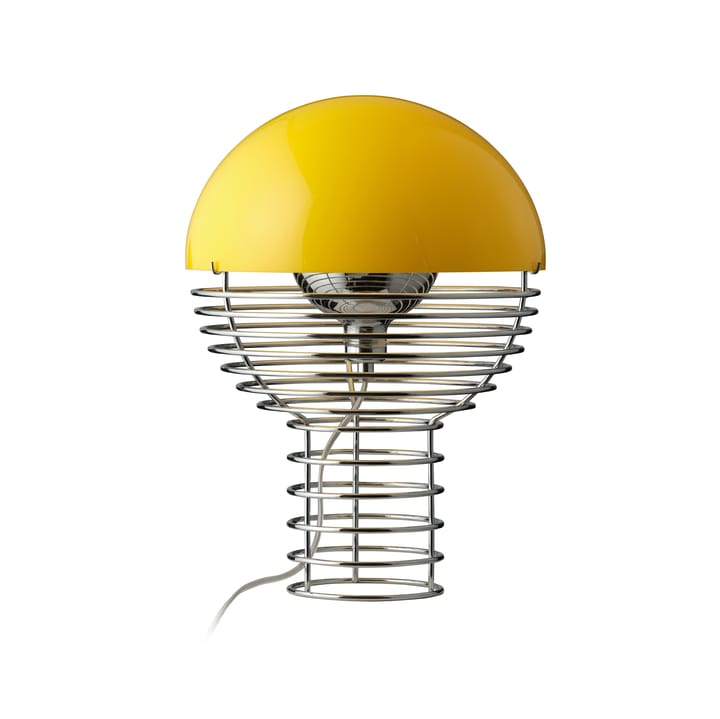 Wire bordslampa Ø30 cm - Chrome-yellow - Verpan