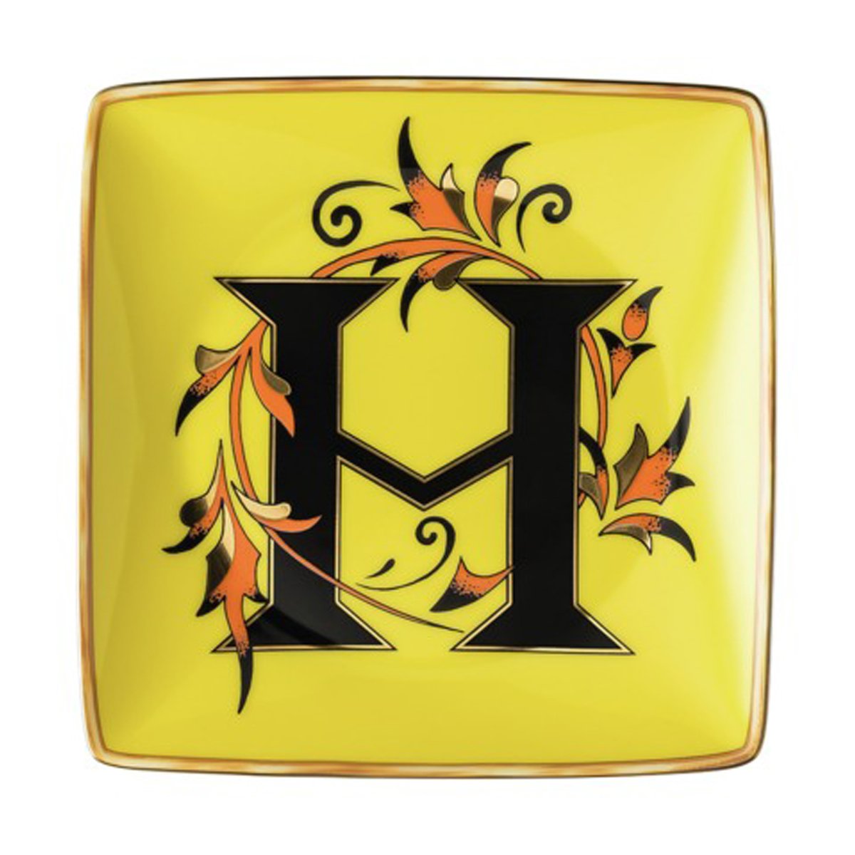 Versace Holiday Alphabet fat 12 cm H | Skandinavisk Design | Serveringsfat & Uppläggningsfat | Multi
