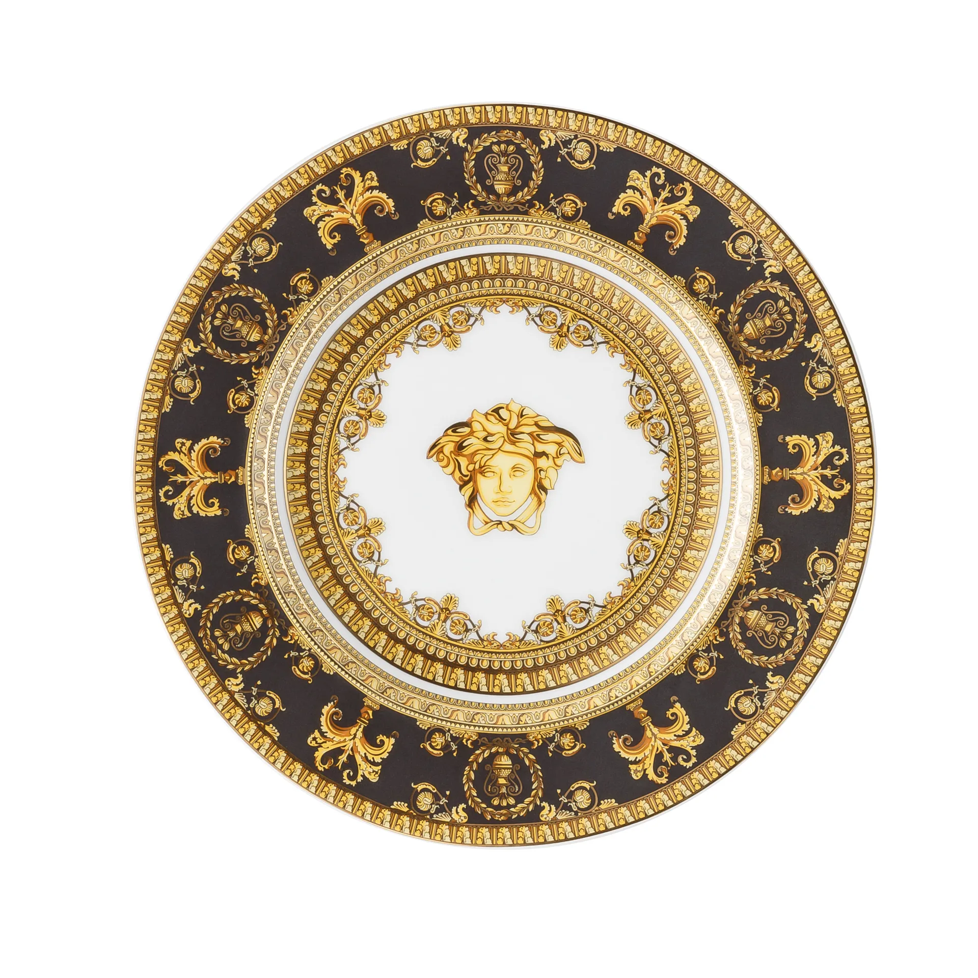Versace I love Baroque assiett, Nero Versace