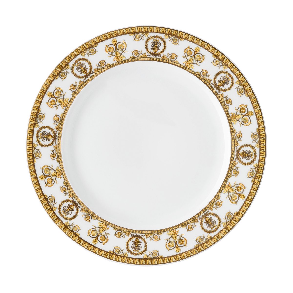 Versace I love Baroque desserttallrik Bianco | Skandinavisk Design | Assietter | Guldfärgad
