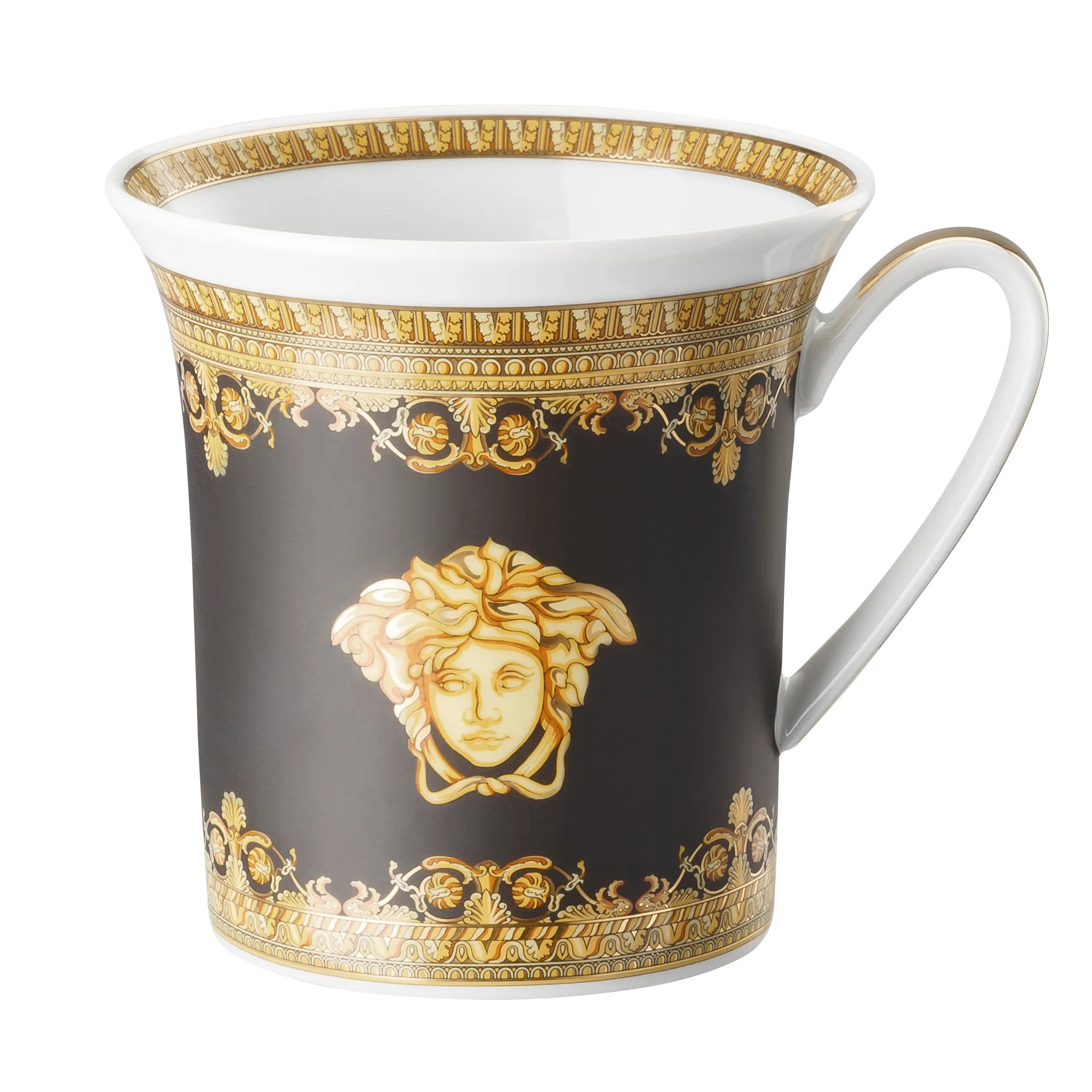 Versace I love Baroque mugg, Nero Versace