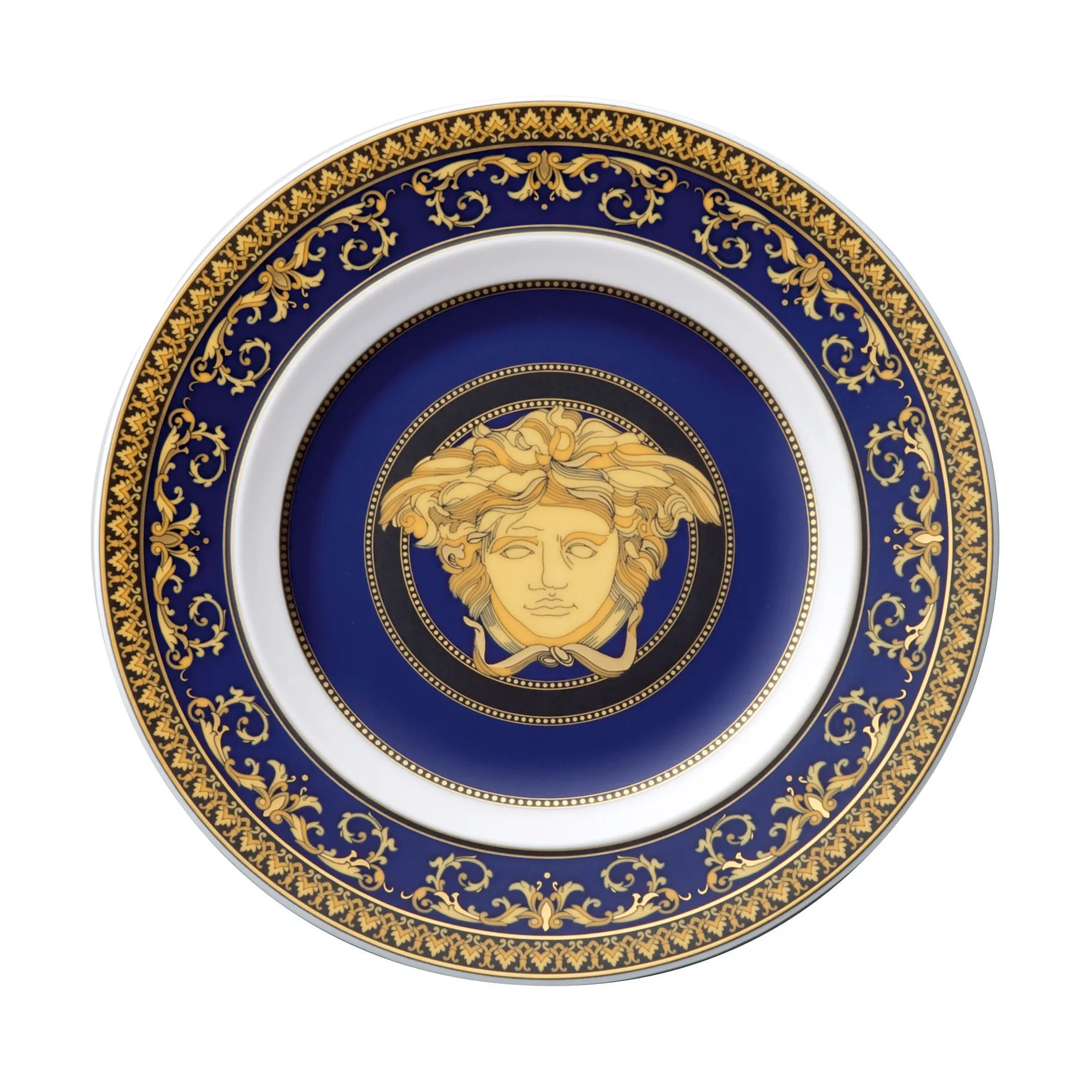Versace Medusa Blue assiett, 18 cm Versace