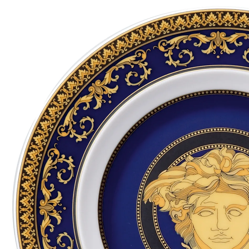Versace Medusa Blue assiett, 18 cm Versace