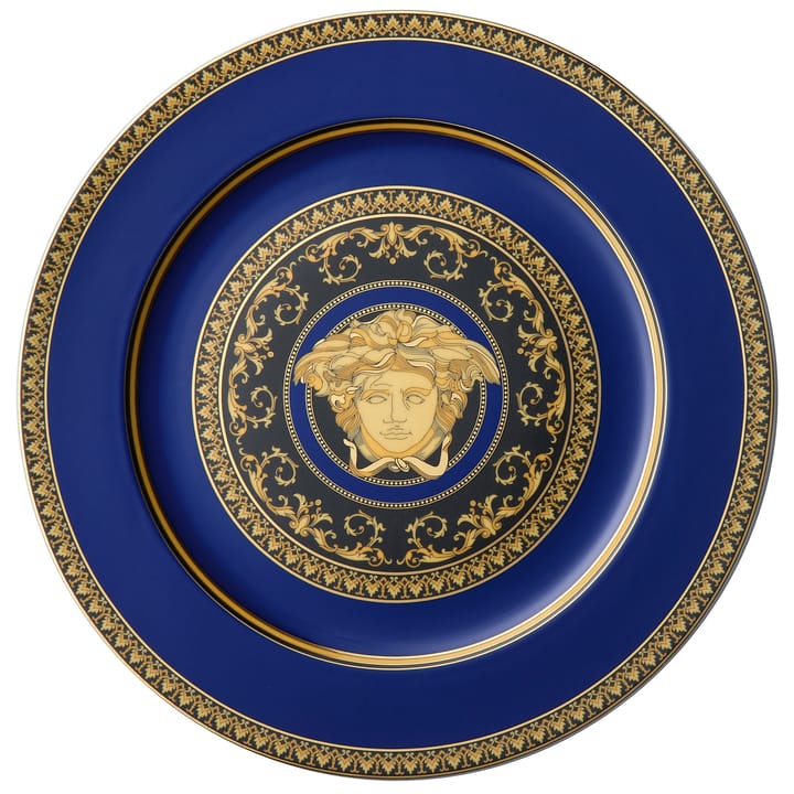 Versace Medusa Blue kuverttallrik - 33 cm - Versace