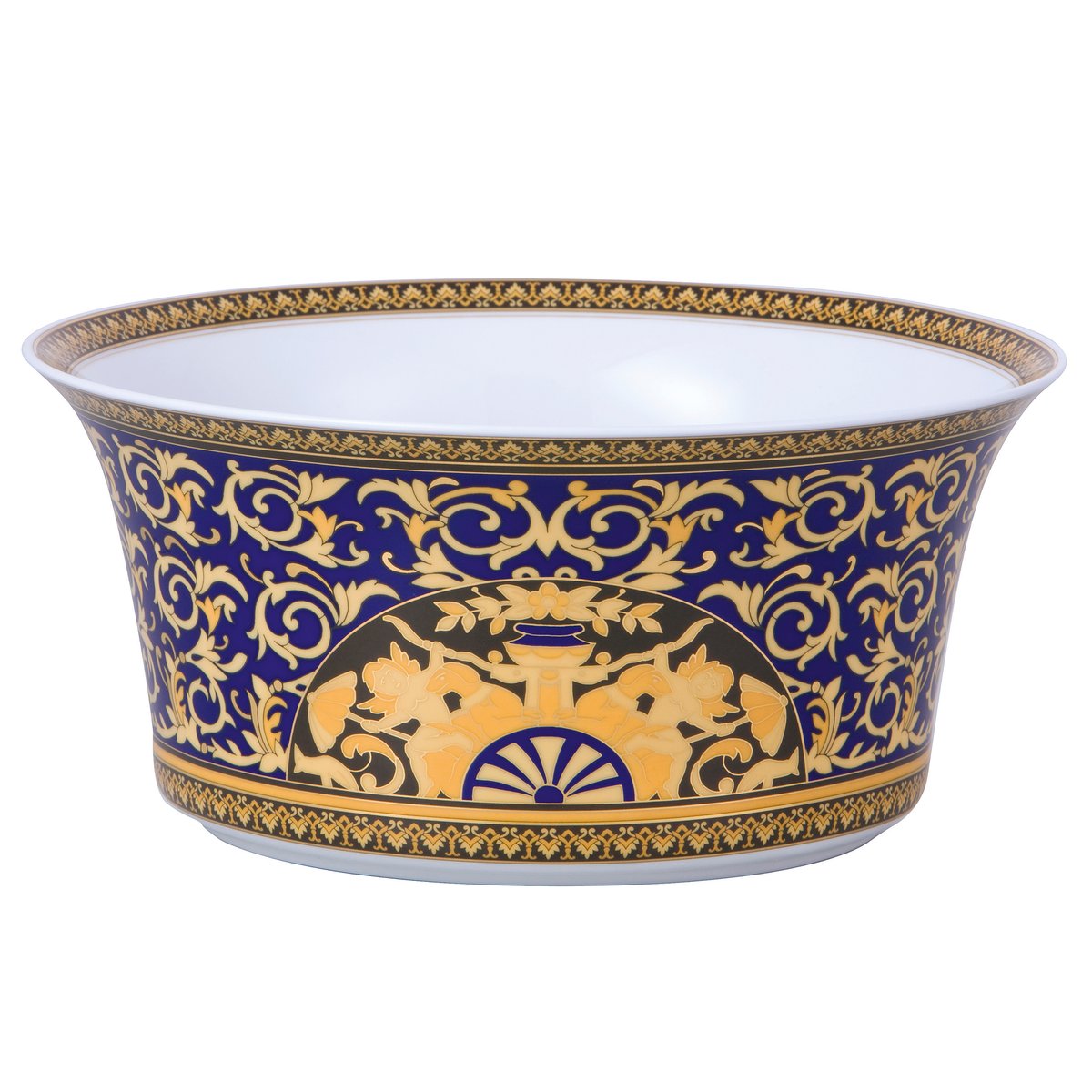 Versace Medusa Blue salladsskål Stor | Skandinavisk Design | Salladsskålar | Blå