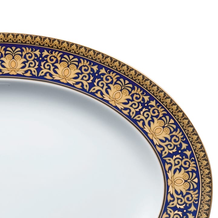 Versace Medusa Blue uppläggningsfat, 34 cm Versace