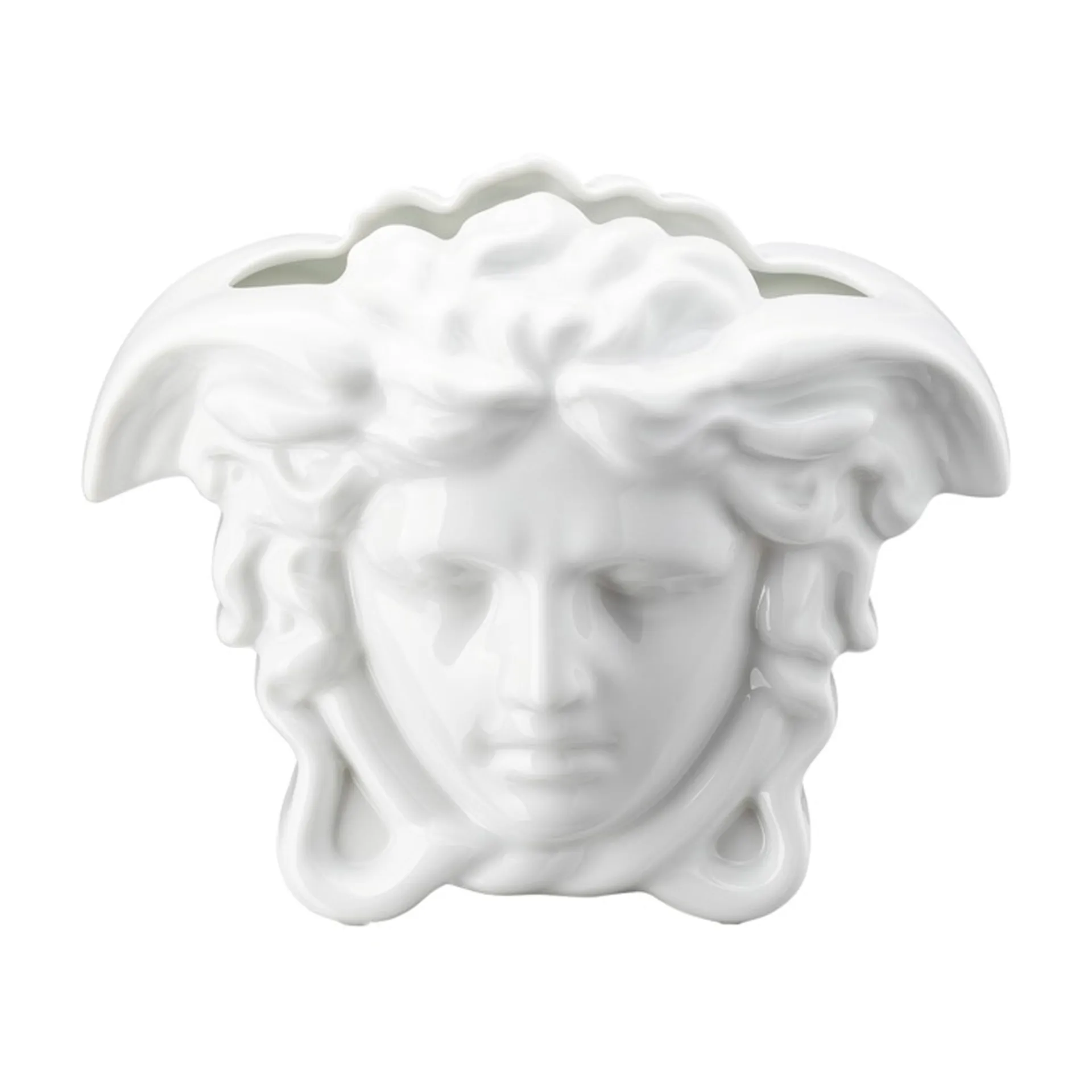Versace Medusa Grande vas 15 cm, Vit Versace