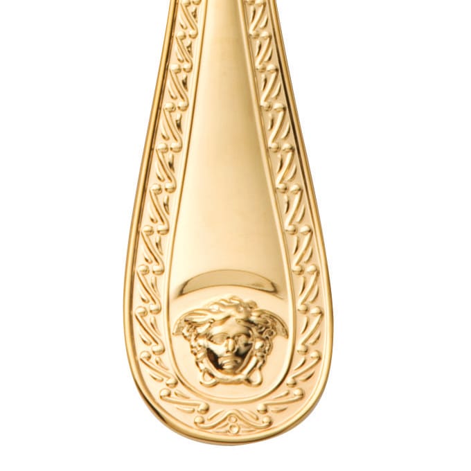Versace Medusa matgaffel guldpläterad, 20,5 cm Versace