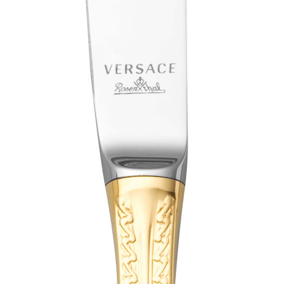 Versace Medusa matkniv guldpläterad, 22,5 cm Versace