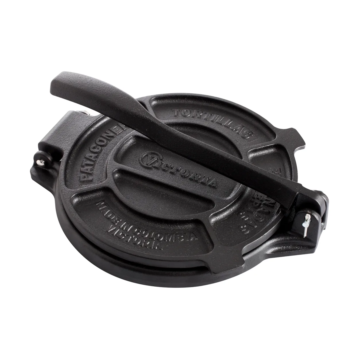 Victoria Tortillapress gjutjärn 20 cm Svart | Skandinavisk Design | Övriga köksredskap | Svart