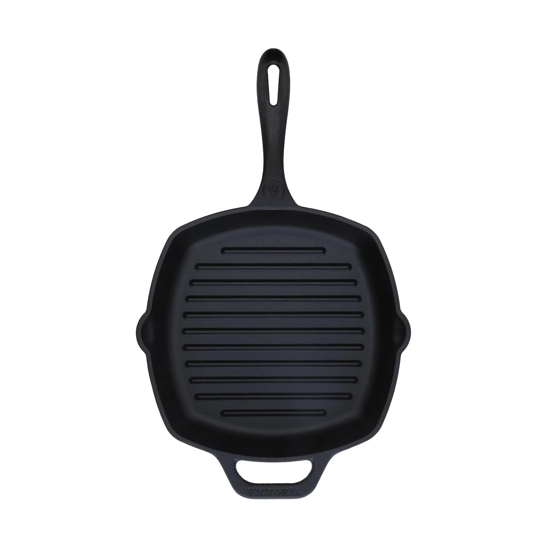 Victoria fyrkantig grillpanna gjutjärn enameled, 44,1x28,4 cm Victoria