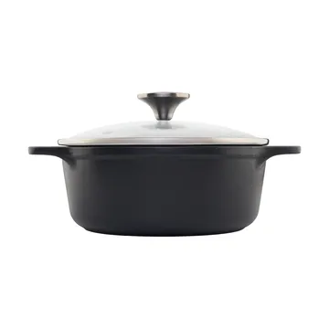 Victoria gryta gjutjärn glaslock pre-seasoned - 1,9 L - Victoria