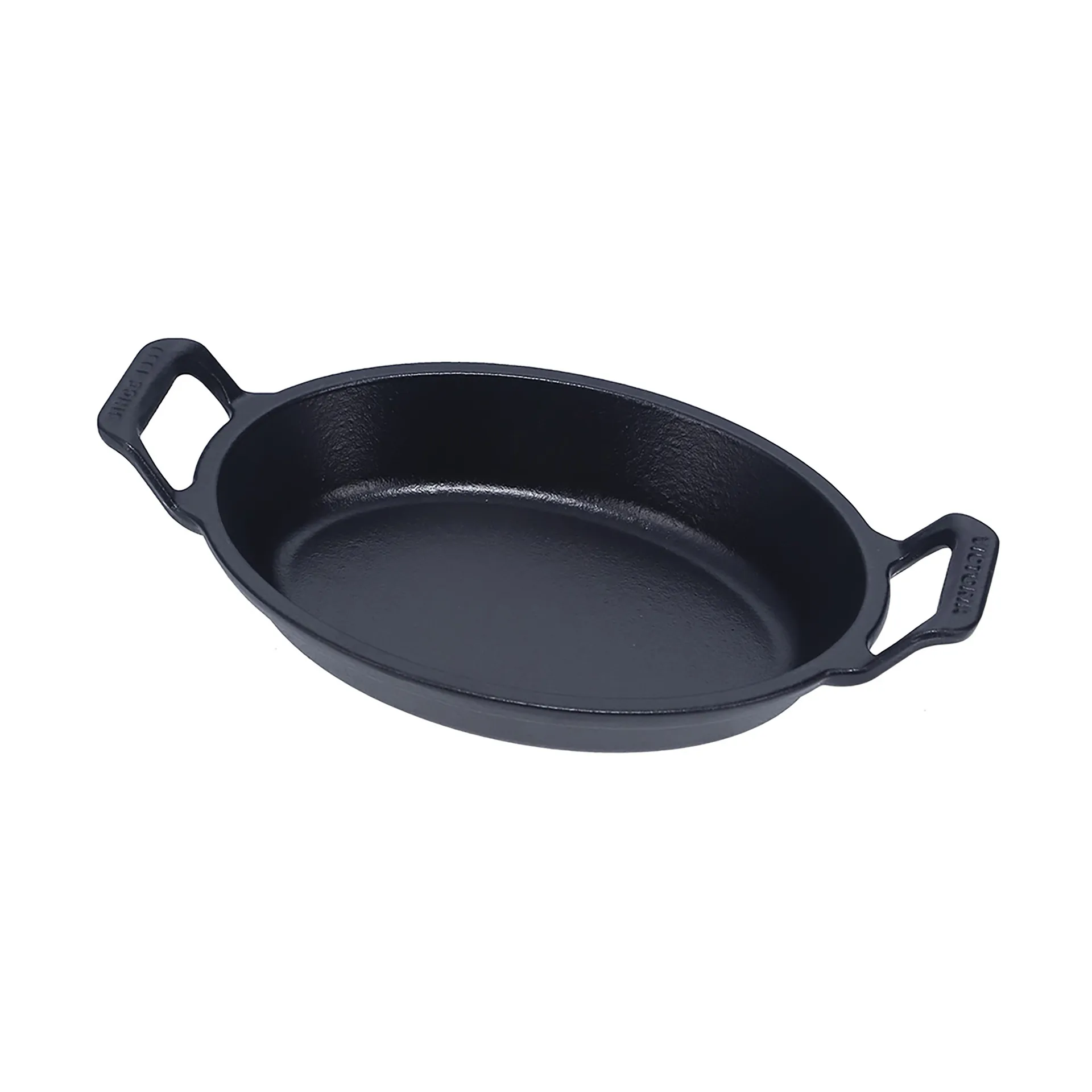 Victoria oval gryta gjutjärn pre-seasoned, 27,1x15,5 cm Victoria