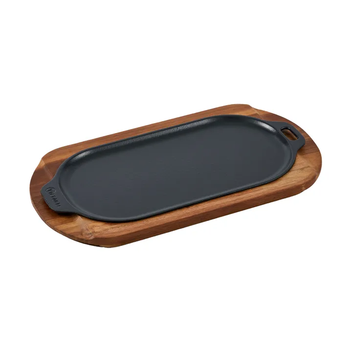 Victoria ovalt serveringsfat enameled - 29,4x19 cm - Victoria
