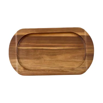 Victoria ovalt underlägg till stekbord akaciaträ - 34,3x16,4 cm - Victoria
