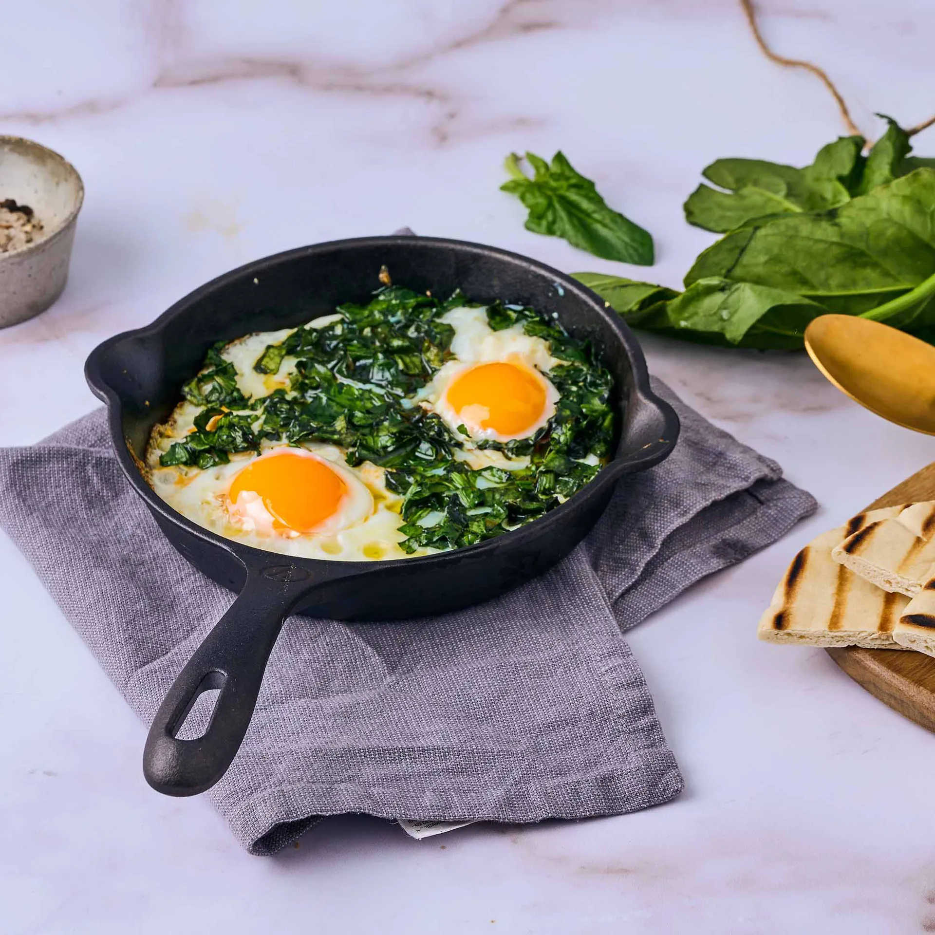 Victoria stekpanna gjutjärn pre-seasoned, Ø16 cm Victoria