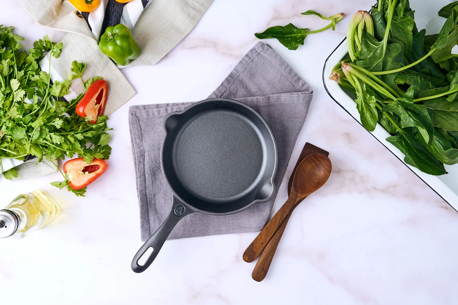 Victoria stekpanna gjutjärn pre-seasoned, Ø16 cm Victoria