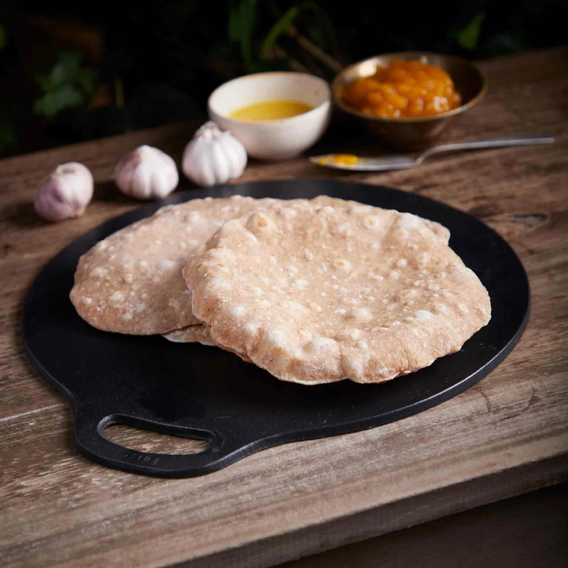 Victoria Tawa stekhäll gjutjärn pre-seasoned, Ø38 cm Victoria
