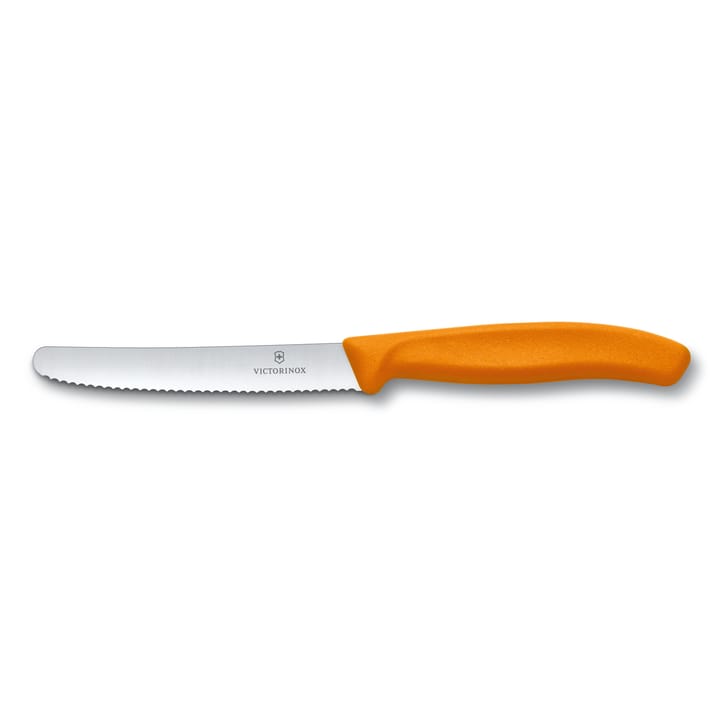 Swiss Classic korv-/tomatkniv 11 cm - Orange - Victorinox