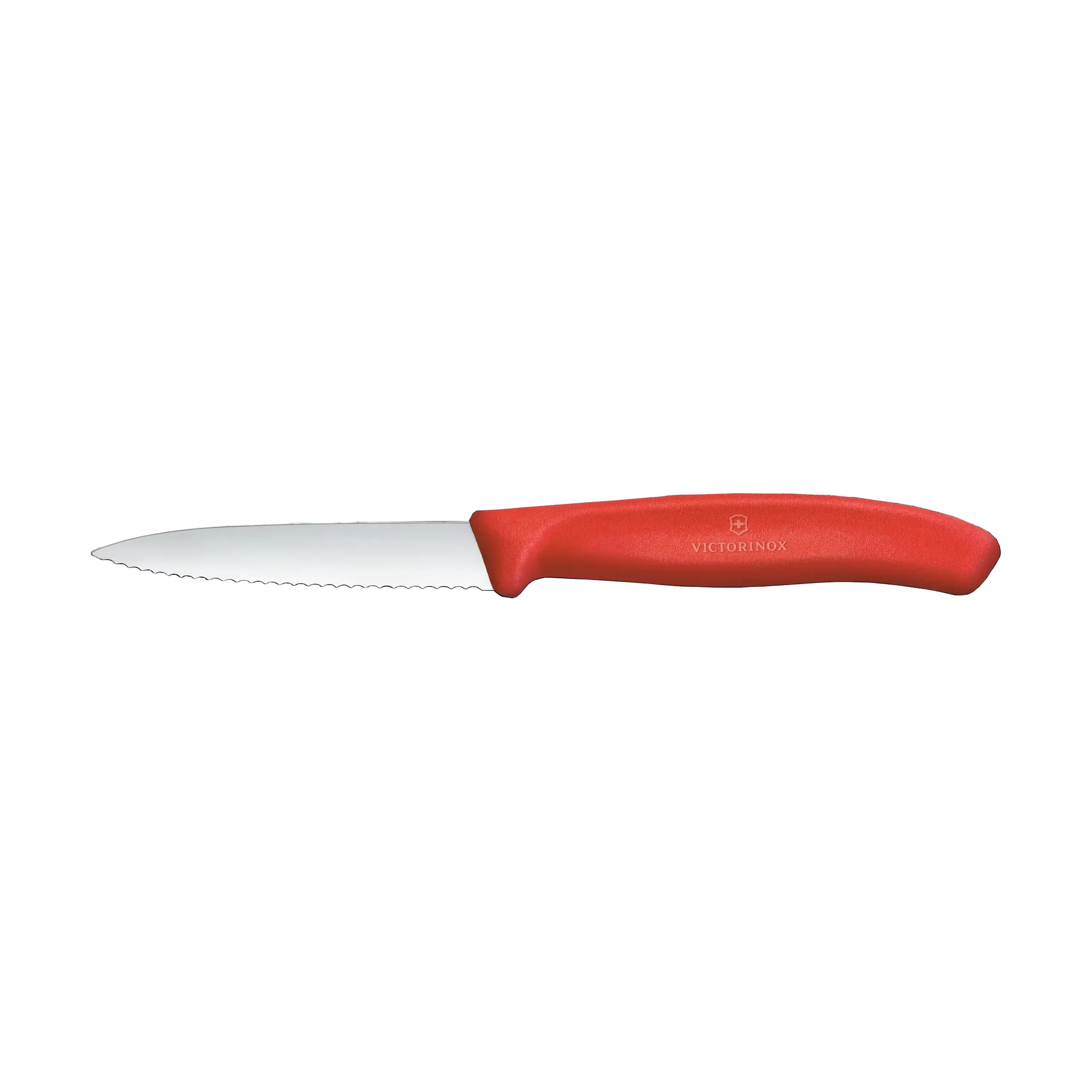 Victorinox Swiss Classic skalkniv tandad 8 cm, Röd Victorinox