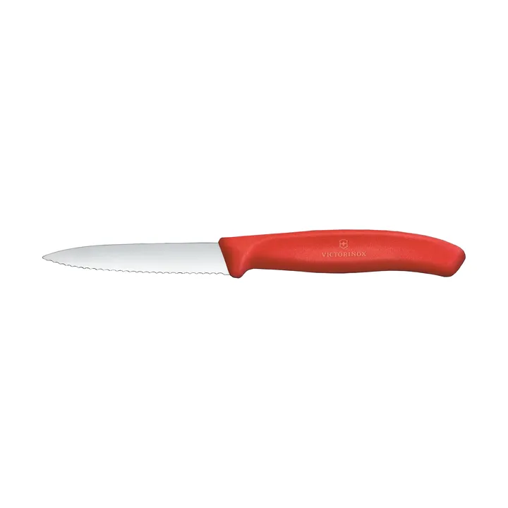 Victorinox Swiss Classic skalkniv tandad 8 cm - Röd - Victorinox