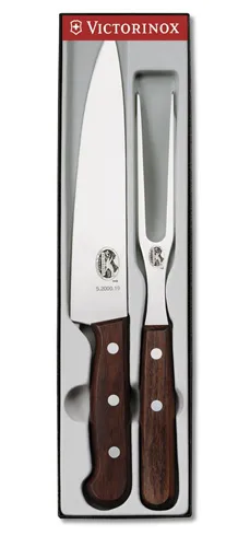 Victorinox trancherset 2 delar, Rosenträ Victorinox