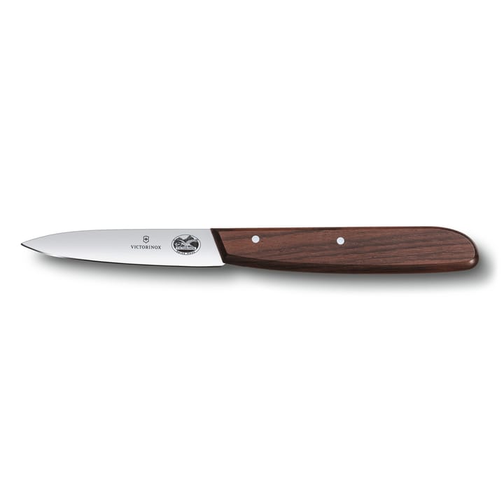Wood skalkniv tandad 8 cm - Rostfritt stål-lönn - Victorinox