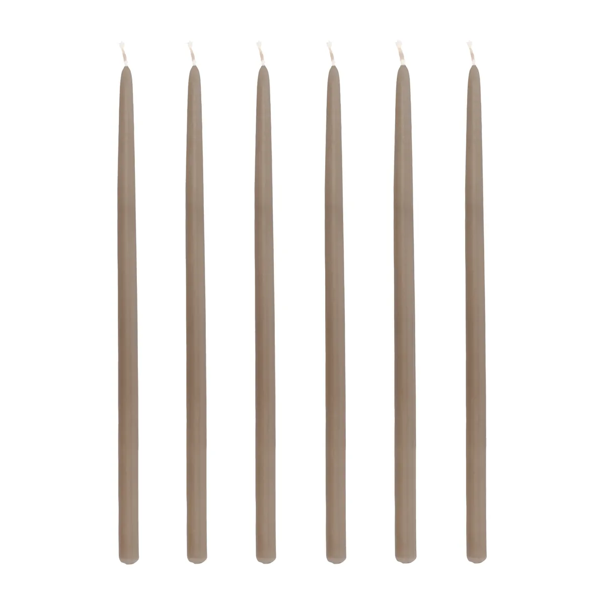 Villa Collection Altri julgransljus 30 cm 6-pack Taupe