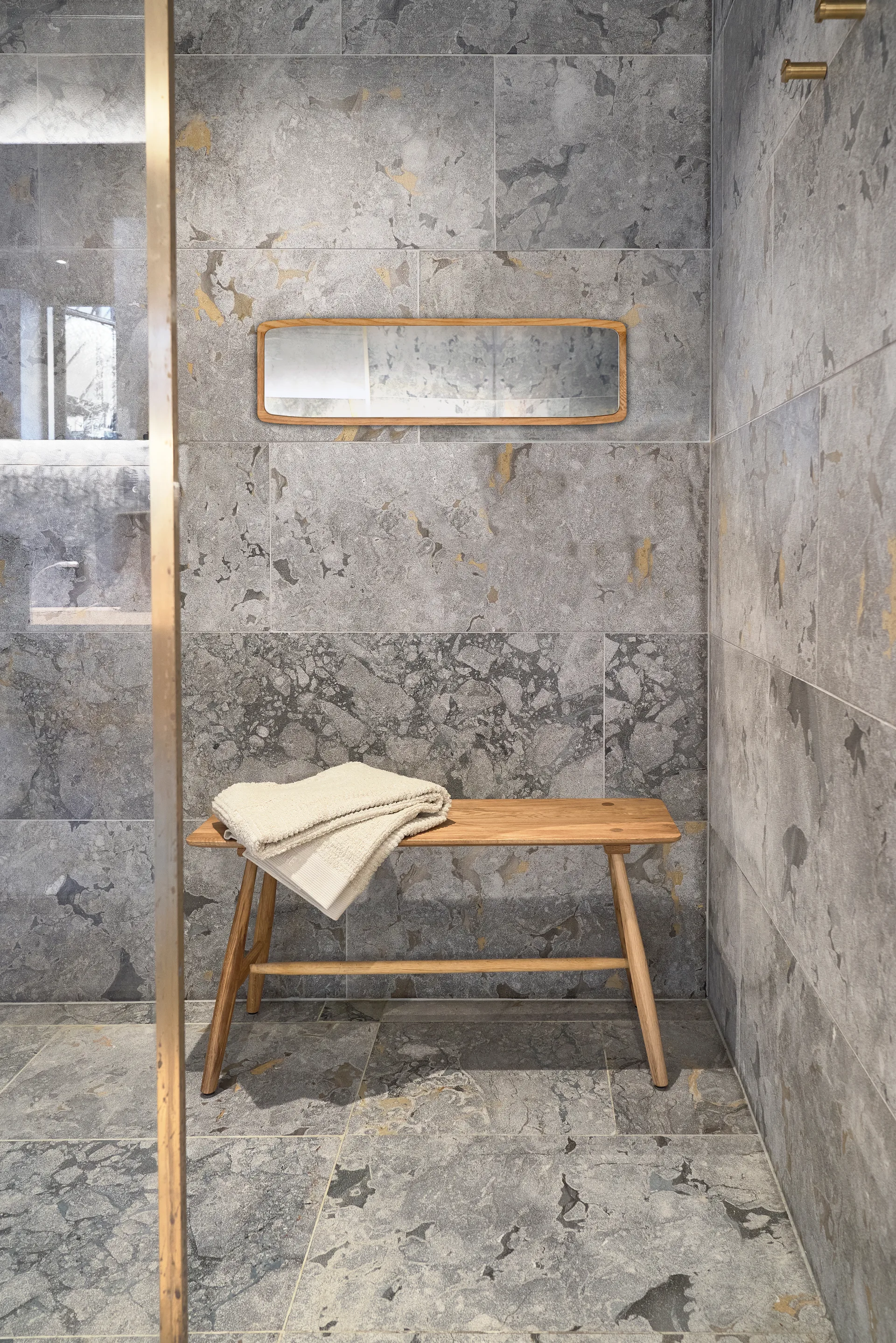 Bodo spegel 23x80 cm, Naturoljad Villa Collection