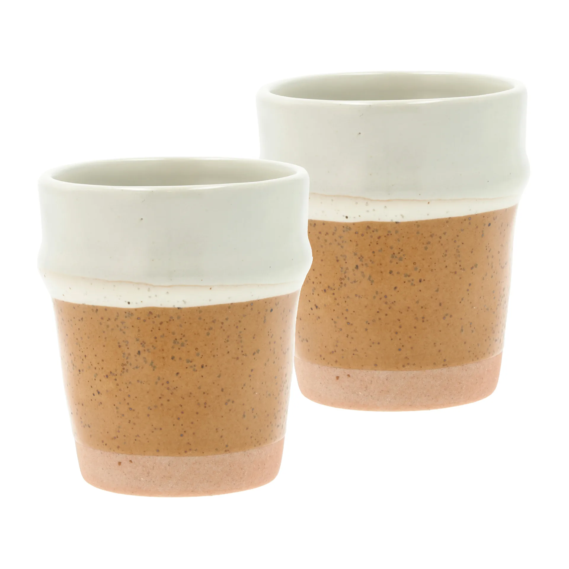 Evig espressokopp 10 cl 2-pack, Amber-creme Villa Collection