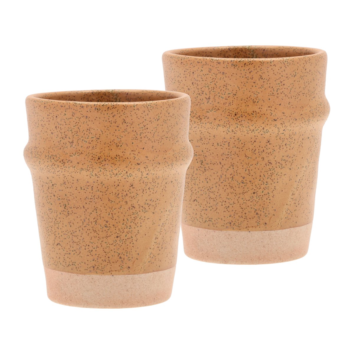 Villa Collection Evig mugg 35 cl 2-pack Amber | Skandinavisk Design | Kaffekoppar | Brun
