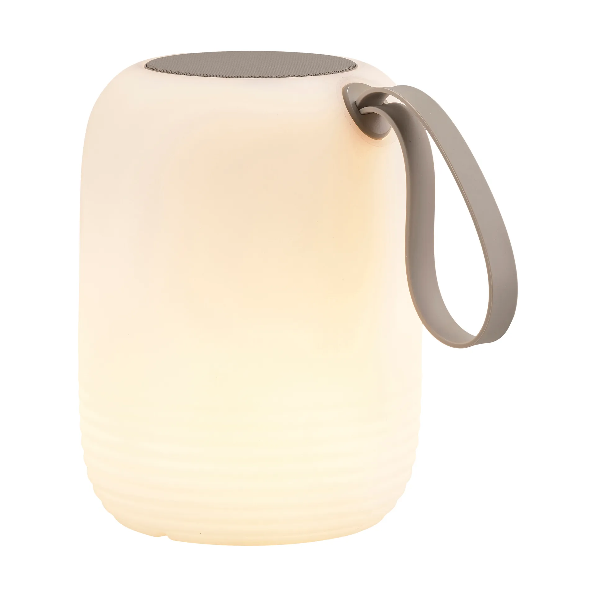 Hav LED-lampa med högtalare portabel Ø12,5 cm, White-sand Villa Collection