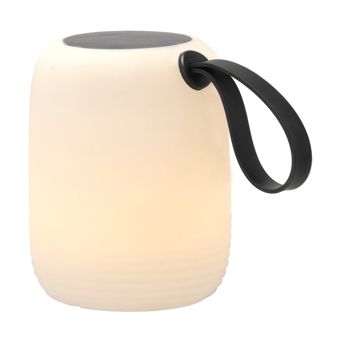 Villa Collection Hav loungelampa med solceller 12,5 cm Vit-svart