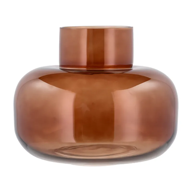 Villa Collection Kehl glasvas Ø24,8 cm Brun