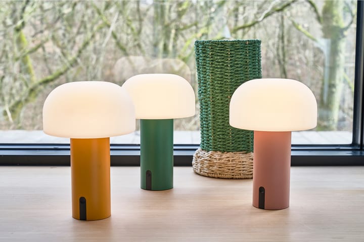 Styles LED-lampa portabel Ø15 cm - Pink - Villa Collection