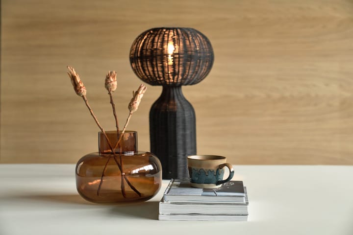 Werna bordslampa rotting Ø30 cm - Svart - Villa Collection