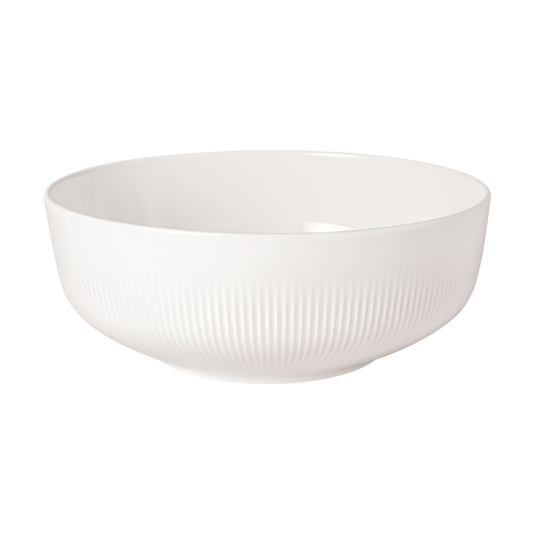 Villeroy & Boch Afina salladsskål 24 cm White | Skandinavisk Design | Salladsskålar | Vit