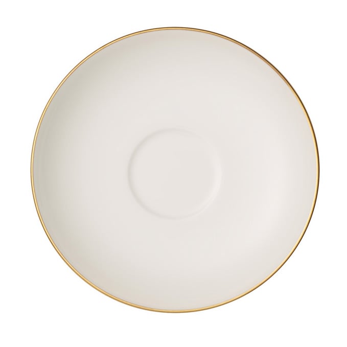 Villeroy & Boch Anmut Gold espressofat Vit | Skandinavisk Design | Kaffefat & Tefat | Vit