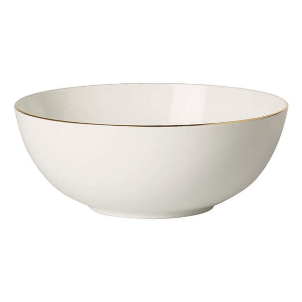 Villeroy & Boch Anmut Gold salladsskål Vit | Skandinavisk Design | Salladsskålar | Vit