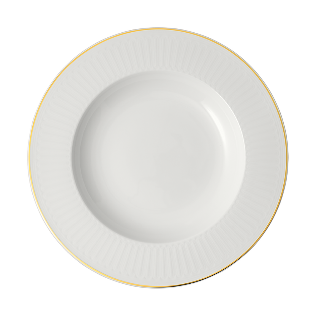 Villeroy & Boch Château Septfontaines djup tallrik 29x3,5 cm Vit-guld