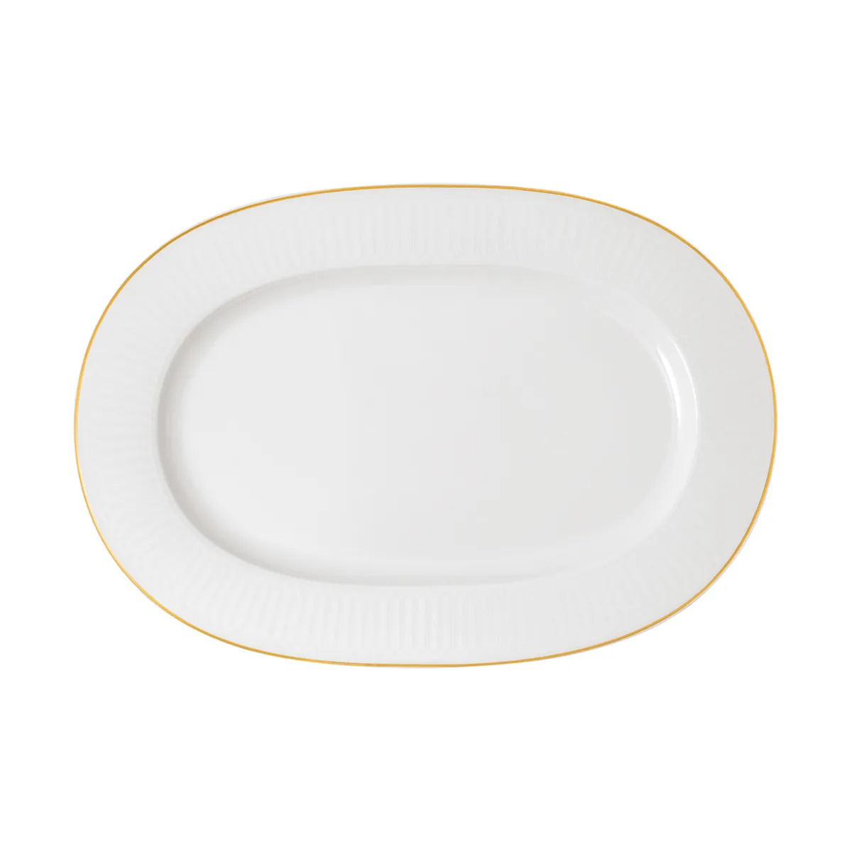 Villeroy & Boch Château Septfontaines serveringsfat 28,5x41,5 cm Vit-guld