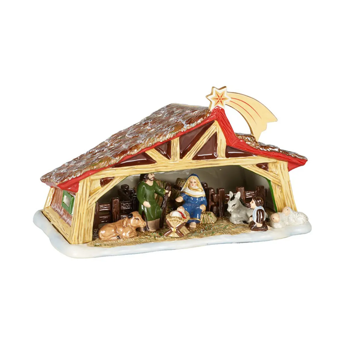 Christmas Toys Memory julkrubba dekoration, 27x16x16 cm Villeroy & Boch
