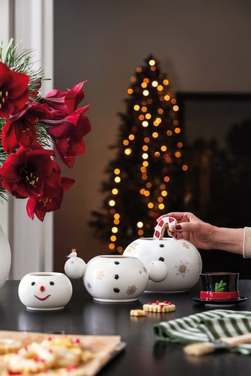 Christmas Toy's Memory snögubbe burk 4 delar - Vit - Villeroy & Boch
